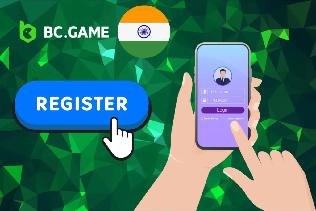 BC Game Registration for Indian Players