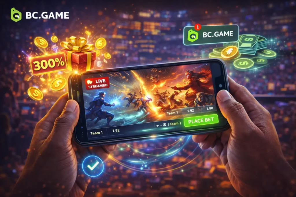 BC.Game Esports Betting Bonuses for Nigerian Players
