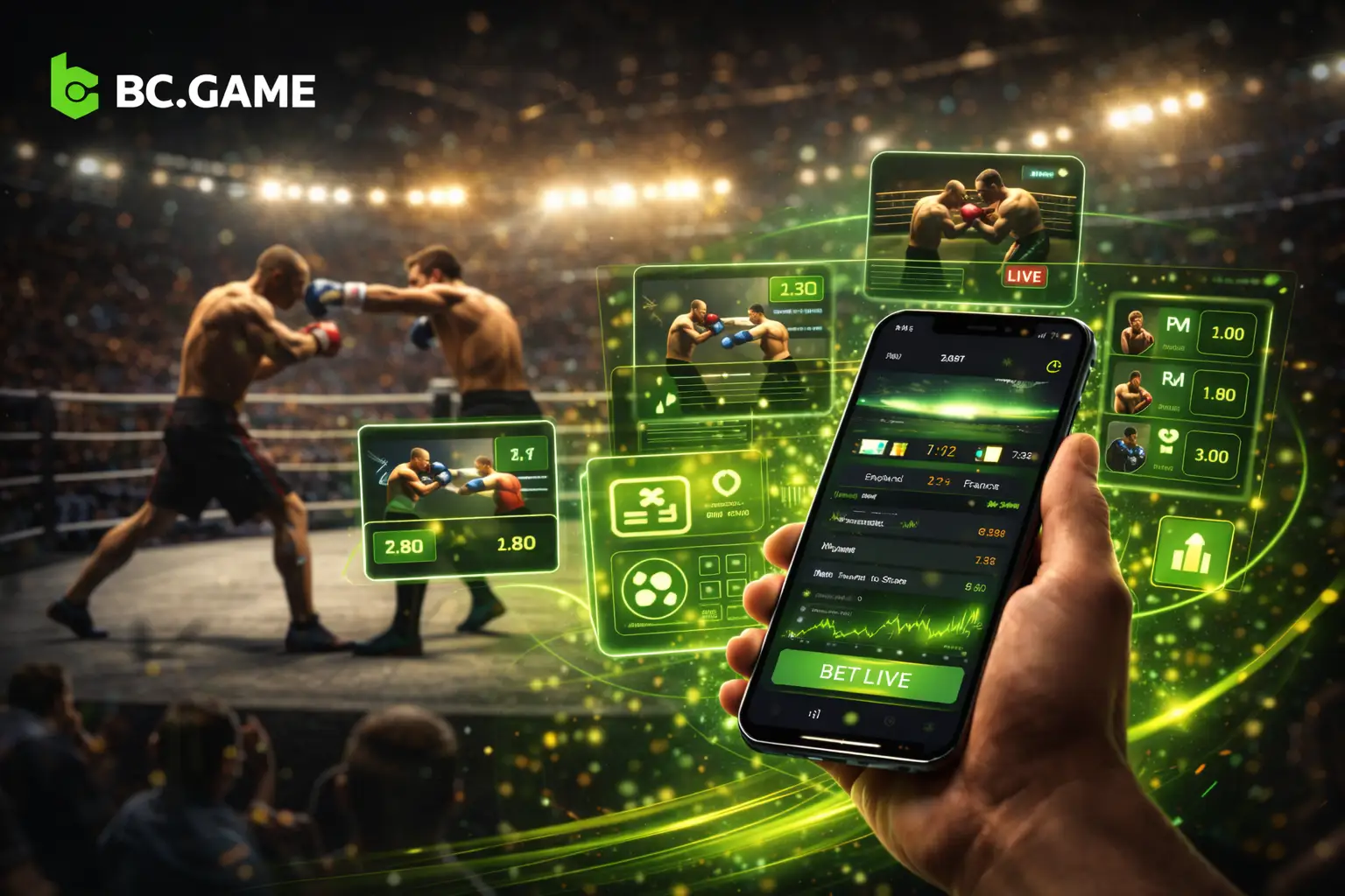 รูปแบบการเดิมพันมวยบน BC.Game