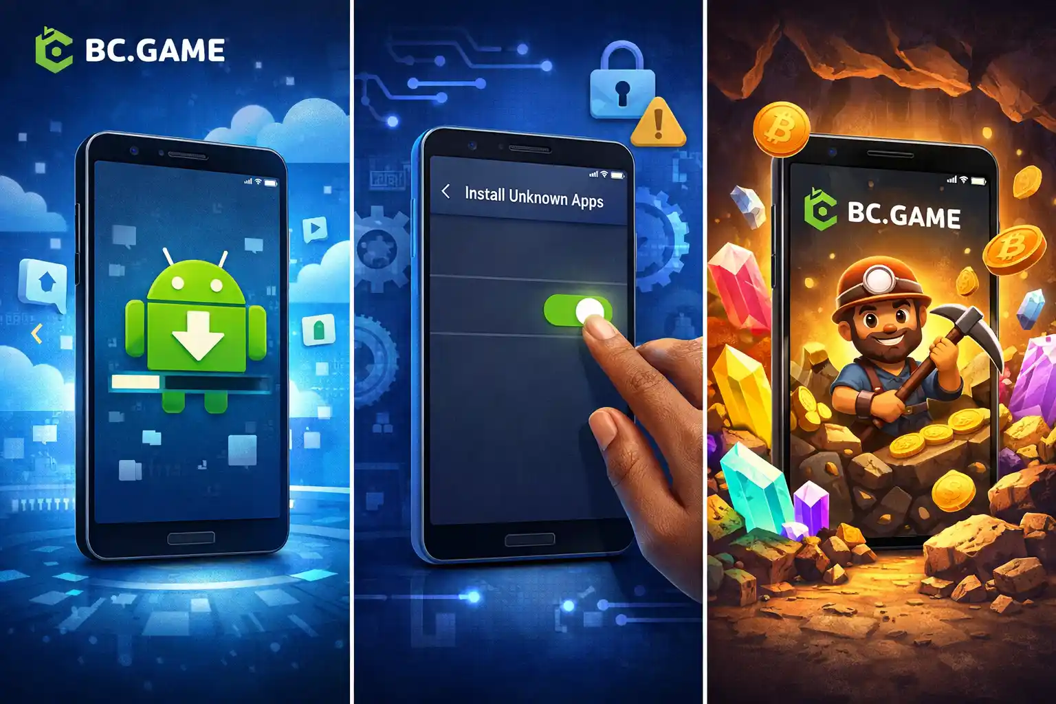 How to Download & Install BC Game Miner